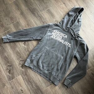 America Needs Journalists RAYGUN Grey Hoodie